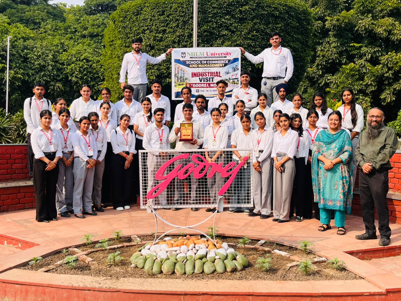 NIILM University Students Visit Godrej, Mohali